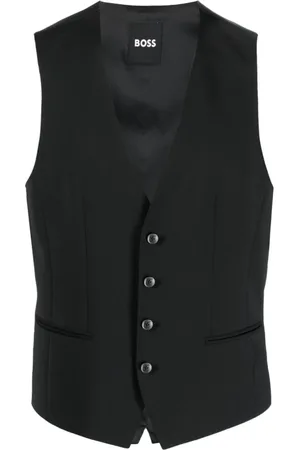 HUGO BOSS Heren, Pakken, Zwart, Maat: S Wol