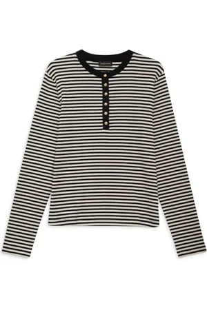 ANINE BING Dames, Tops, Zwart, Maat: S
