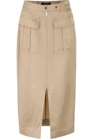 Marc Cain Dames, Rokken, Bruin, Maat: XL