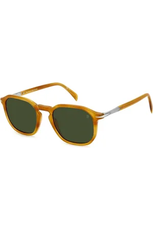 DB EYEWEAR BY DAVID BECKHAM Unisex, Accessoires, Geel, Maat: 52 MM