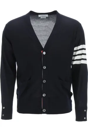 Thom Browne Heren, Truien, Blauw, Maat: L
