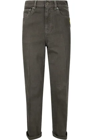 J.W.Anderson Dames, Jeans, Grijs, Maat: W26 Katoen