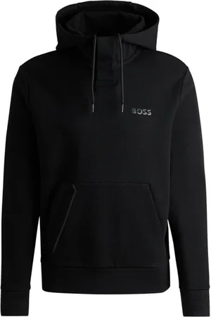 HUGO BOSS Heren, Sweatshirts & Hoodies, Zwart, Maat: XL Katoen