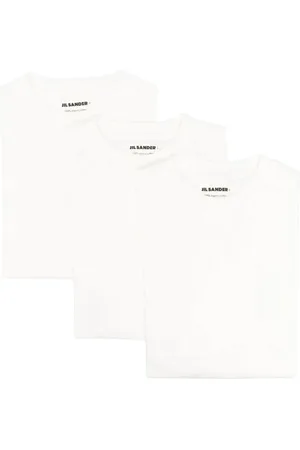 Jil Sander Heren, Tops, Wit, Maat: 2XL Katoen