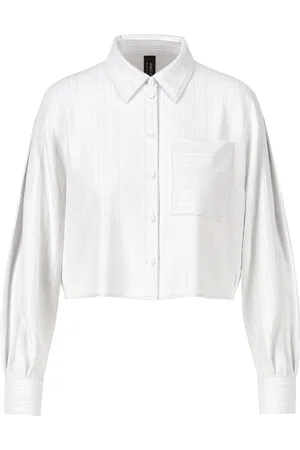 Marc Cain Dames, Blouses & Shirts, Wit, Maat: M