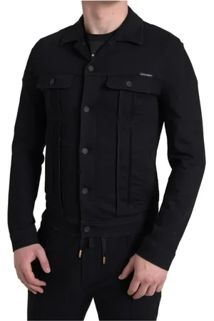 Dolce & Gabbana Heren, Jassen, Zwart, Maat: M Katoen