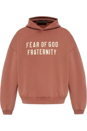 FEAR OF GOD Heren, Sweatshirts & Hoodies, Roze, Maat: S Katoen