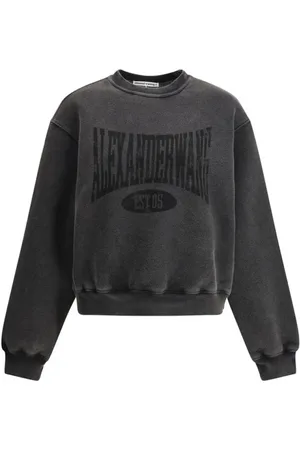 Alexander Wang Dames, Sweatshirts & Hoodies, Zwart, Maat: M Katoen