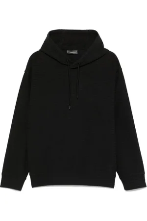 Emporio Armani Heren, Sweatshirts & Hoodies, Zwart, Maat: XS