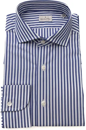 BAGUTTA Heren, Overhemden, Blauw, Maat: 6XL
