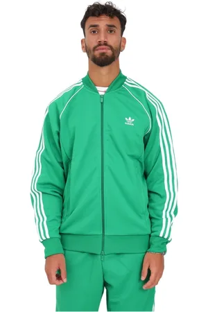 adidas Heren, Sweatshirts & Hoodies, Groen, Maat: XS Poliester