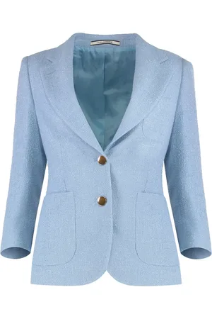 TAGLIATORE Dames, Jassen, Blauw, Maat: S Linnen
