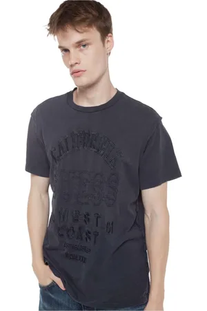 Guess Heren, Tops, Blauw, Maat: XS Katoen