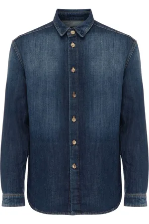 Dondup Heren, Overhemden, Blauw, Maat: L Denim