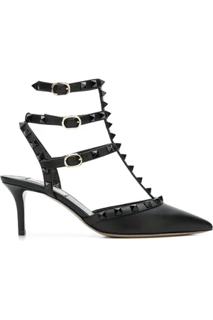 VALENTINO GARAVANI Dames, Schoenen, Zwart, Maat: 37 EU Leer