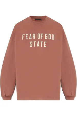 FEAR OF GOD Heren, Sweatshirts & Hoodies, Roze, Maat: XL Katoen