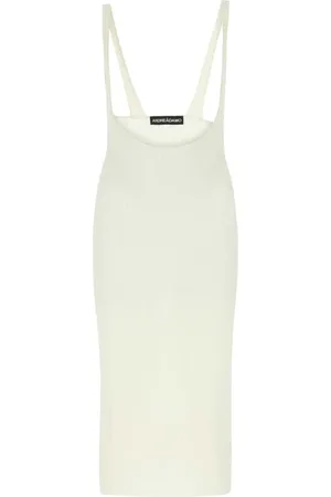 ANDREA ADAMO Dames, Rokken, Wit, Maat: XS Nylon