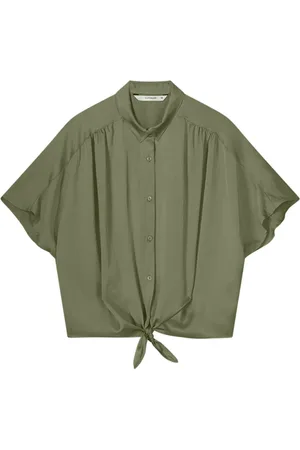 Summum Woman Dames, Blouses & Shirts, Groen, Maat: 2XL Zijde
