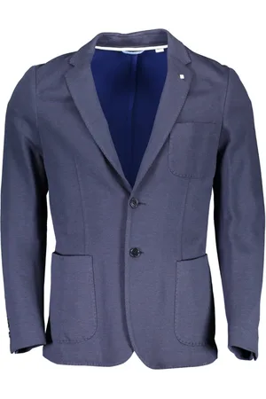GANT Heren, Jassen, Blauw, Maat: L Katoen