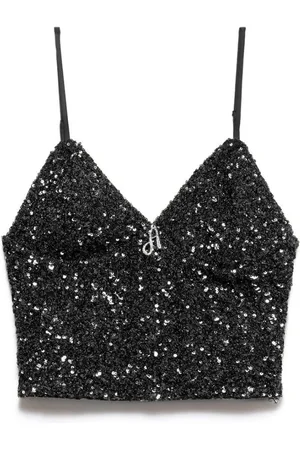 ANIYE BY Dames, Tops, Zwart, Maat: M Poliester
