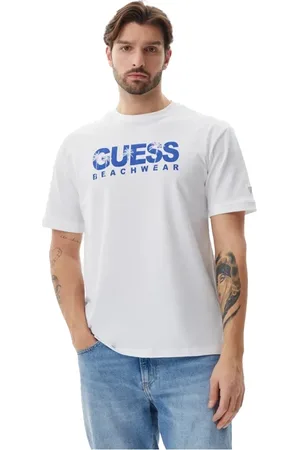 Guess Heren, Tops, Wit, Maat: L Katoen