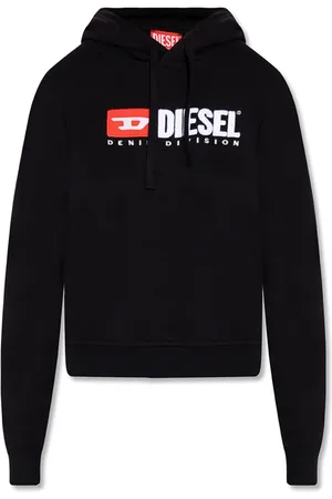 Diesel Dames, Sweatshirts & Hoodies, Zwart, Maat: S Katoen