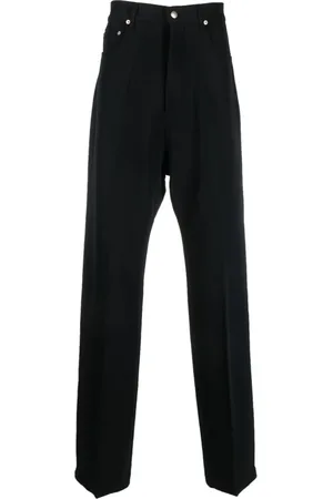 Rick Owens Heren, Jeans, Zwart, Maat: W31 Zijde