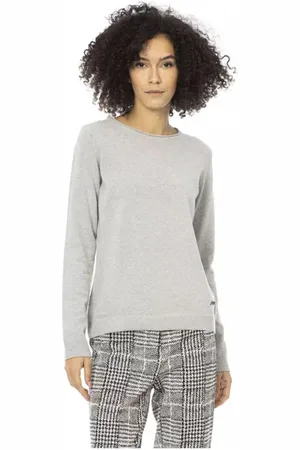 BALDININI Dames, Truien, Grijs, Maat: M Wol