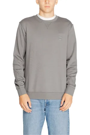 HUGO BOSS Heren, Sweatshirts & Hoodies, Grijs, Maat: S Katoen