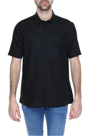 Antony Morato Heren, Overhemden, Zwart, Maat: XL Linnen