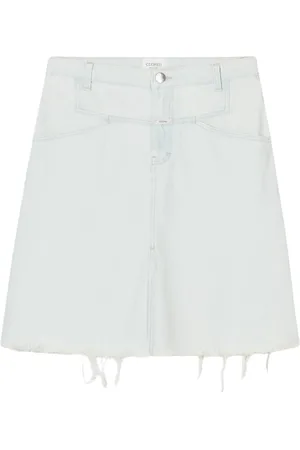 Closed Dames, Rokken, Blauw, Maat: W27 Katoen