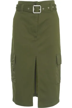 Pinko Dames, Rokken, Groen, Maat: M Katoen