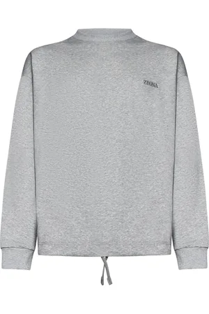 Ermenegildo Zegna Heren, Sweatshirts & Hoodies, Grijs, Maat: L Katoen