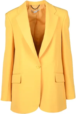 Stella McCartney Dames, Jassen, Geel, Maat: S Wol