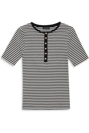 ANINE BING Dames, Tops, Zwart, Maat: S
