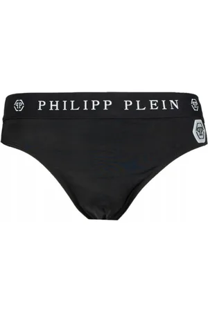 Philipp Plein Heren, Badkleding, Zwart, Maat: S Nylon