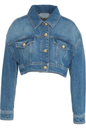 Elisabetta Franchi Dames, Jassen, Blauw, Maat: M Denim