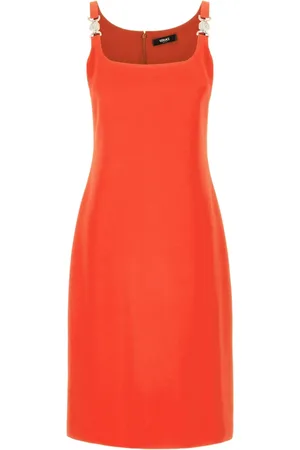 VERSACE Dames, Jurken, Oranje, Maat: M