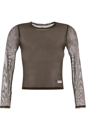 Alexander Wang Dames, Tops, Bruin, Maat: M