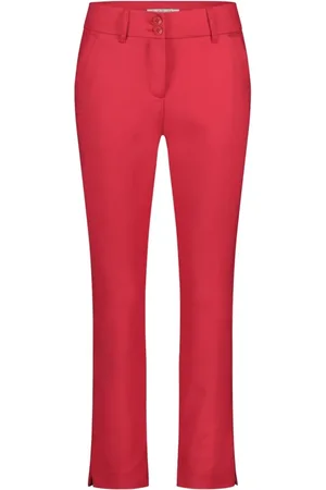 Red Button Dames, Broeken, Rood, Maat: XL Katoen