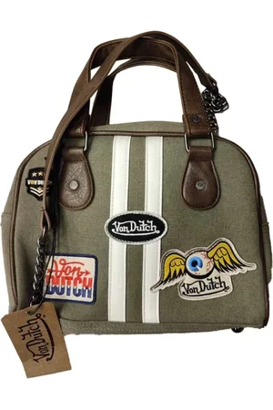 Von Dutch Dames, Tassen, Groen, Maat: ONE Size Denim