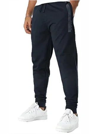 HUGO BOSS Heren, Broeken, Blauw, Maat: XS Katoen
