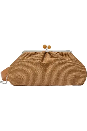 Max Mara Dames, Tassen, Bruin, Maat: ONE Size Katoen
