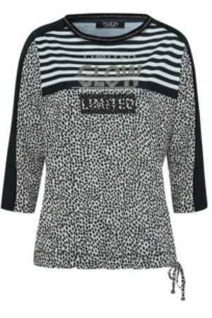 Tuzzi Nero Dames, Tops, Veelkleurig, Maat: S