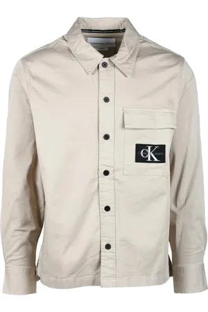 Calvin Klein Heren, Overhemden, , Maat: M Katoen