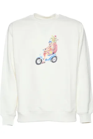 Drôle de Monsieur Heren, Sweatshirts & Hoodies, Wit, Maat: S Katoen