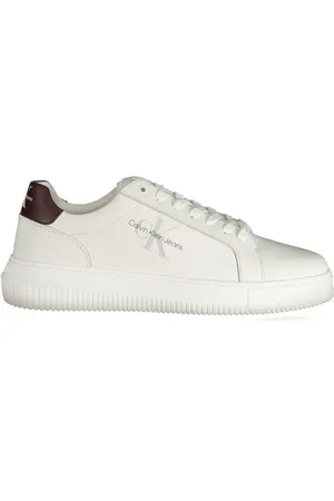 Calvin Klein Heren, Schoenen, Wit, Maat: 43 EU Poliester