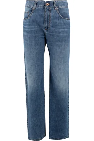 Brunello Cucinelli Dames, Jeans, Blauw, Maat: M Denim