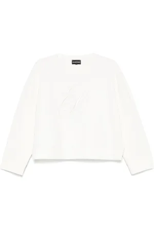 Emporio Armani Dames, Sweatshirts & Hoodies, Wit, Maat: M
