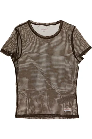 Alexander Wang Dames, Tops, Bruin, Maat: L